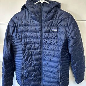 Patagonia Women’s Large Hooded Down Sweater Jacket